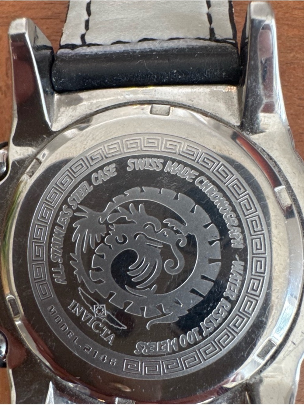 Invicta Men's Black and Silver Chronograph Watch - Picture 2 of 7